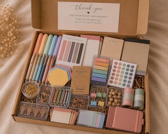 Boho Aesthetic Stationery Box | Cozy Stationery Gift Set | Curated Stationery Assortment