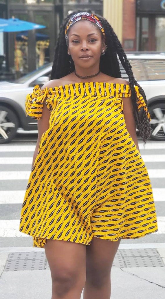 african swing dress