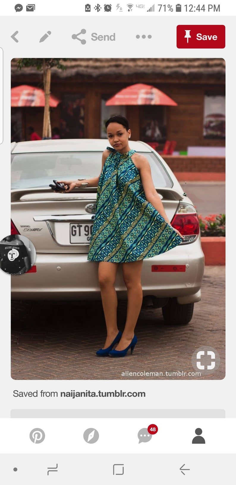 Custom order swing dress