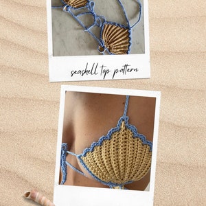 Seashell crochet top pattern
