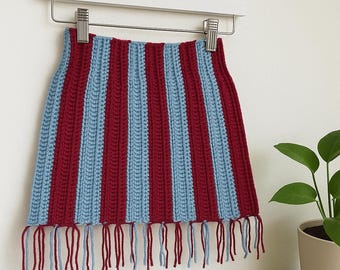 Santa Monica skirt crochet pattern for beginners