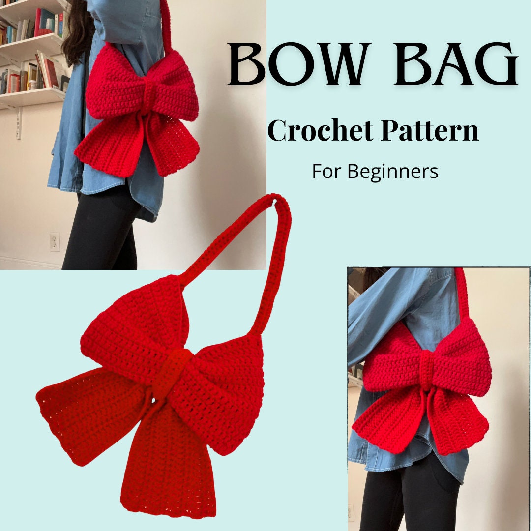 Bow Bag Crochet Pattern for Beginners Etsy