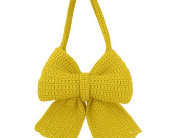 Maxi Bow Purse Crochet Pattern | Beginner Handbag Tutorial (PDF Download)