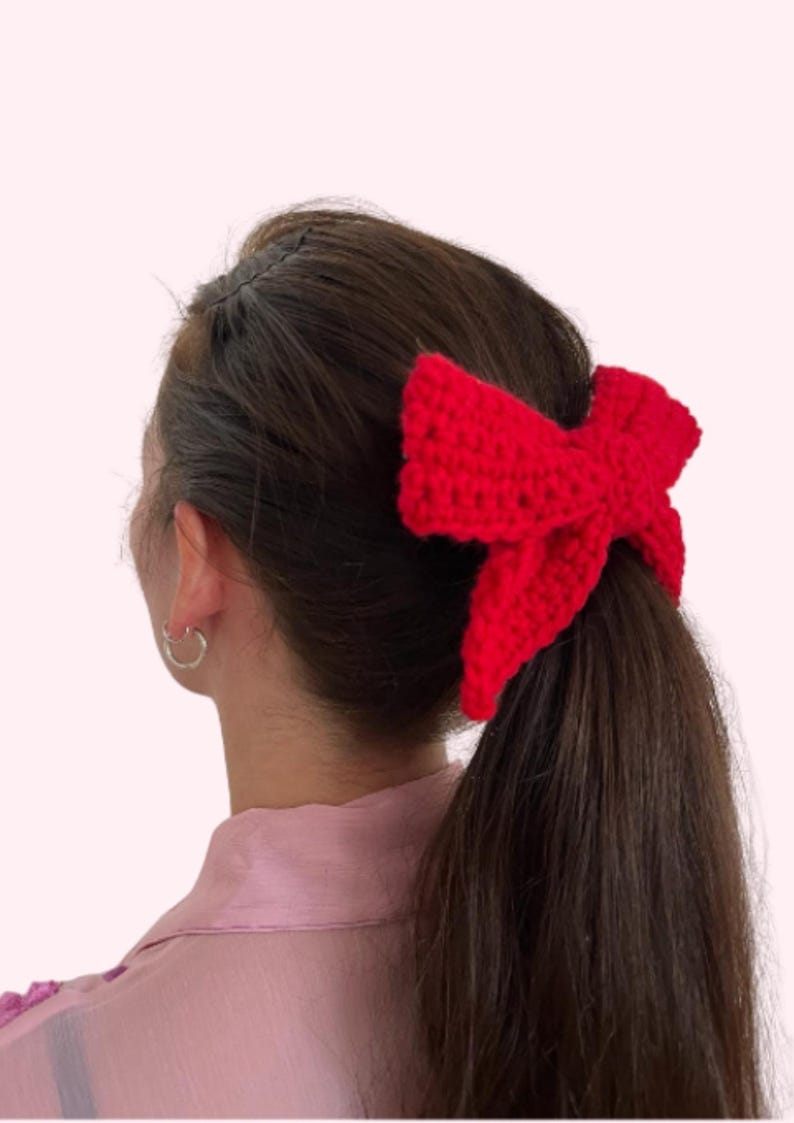 Crochet Bows Pattern: Classic & Curly Bow Tutorial (PDF Pattern) image 3