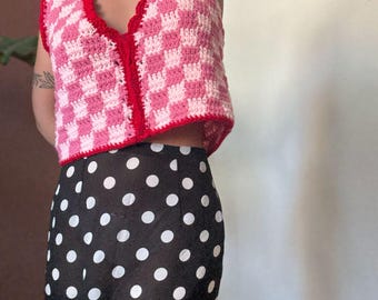 HAAKPATROON VEST beginnersvriendelijk