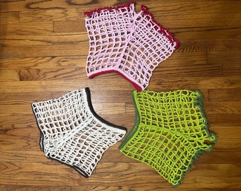 Haakpatroon mesh shorts en broeken voor beginners