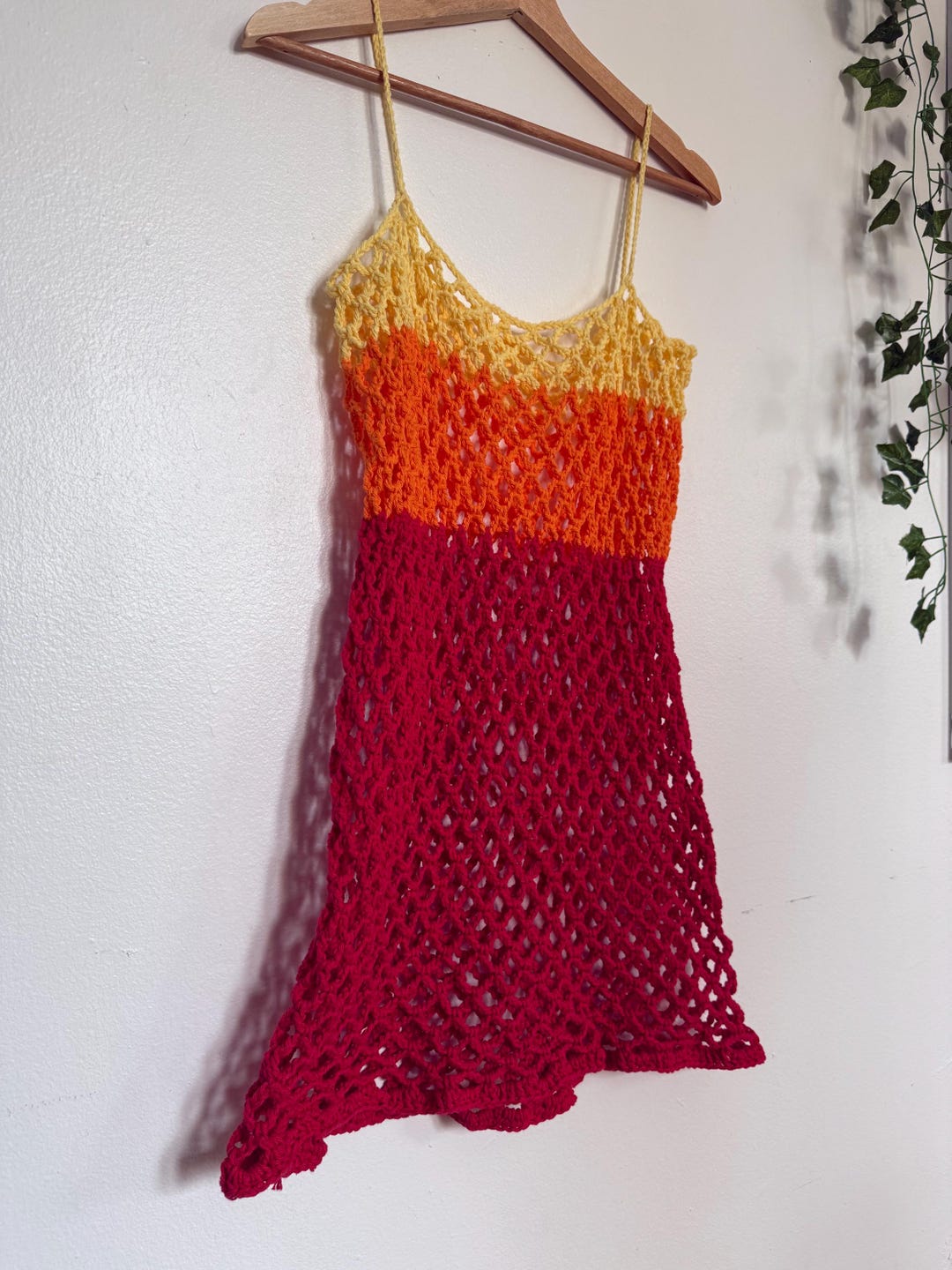 Mesh Mini Dress Crochet - Etsy