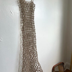 Maxi Mesh Dress Crochet Pattern for beginners
