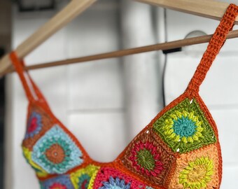 Woodstock granny crochet top