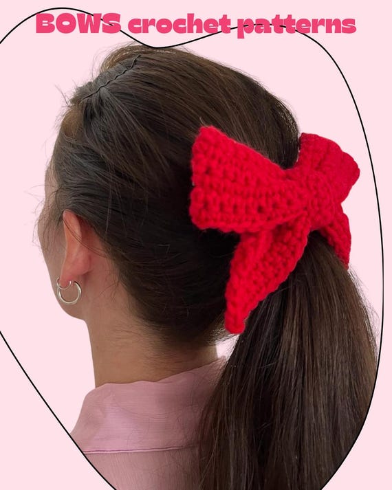 Crochet Bows Pattern: Classic & Curly Bow Tutorial (PDF Pattern)