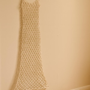 Maxi Mesh Dress Crochet Pattern for beginners