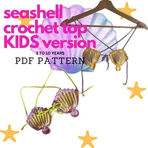 Haut au crochet sirène pour enfants/bébés
