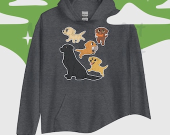 Moletom Unissex com Capuz Labrador Retriever
