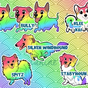 VERSCHIEDENES REGENBOGEN STOLZ | Hunde-Aufkleber