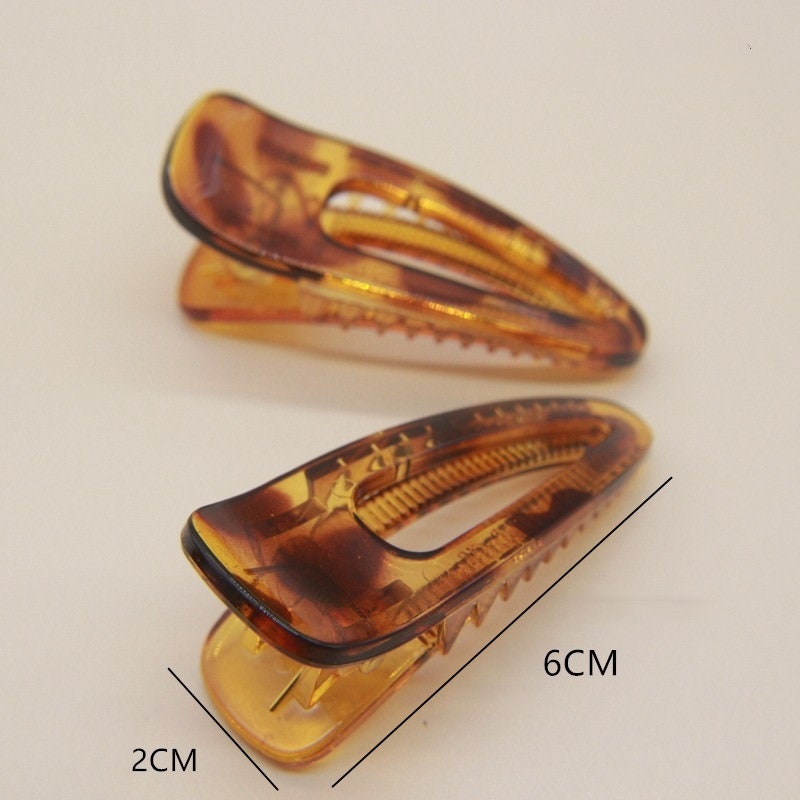 10 PCS 2x6cm 2x8cm Plastic Duckbill Hair Clips DIY Handmade Etsy