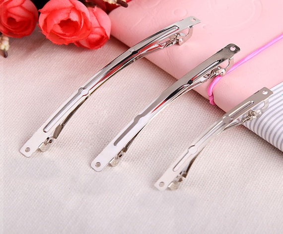 ALL in ONE 10pcs 80mm French Barrette Hair Clips for DIY Craft