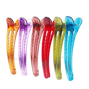 12pcs/ LOTTO 4,9 mm,7,8mm,9,5mm,12mm Accessori per capelli fai da bagno accessori per copricapo fatti a mano 6 clip a molla del becco d'anatra a colori immagine 8