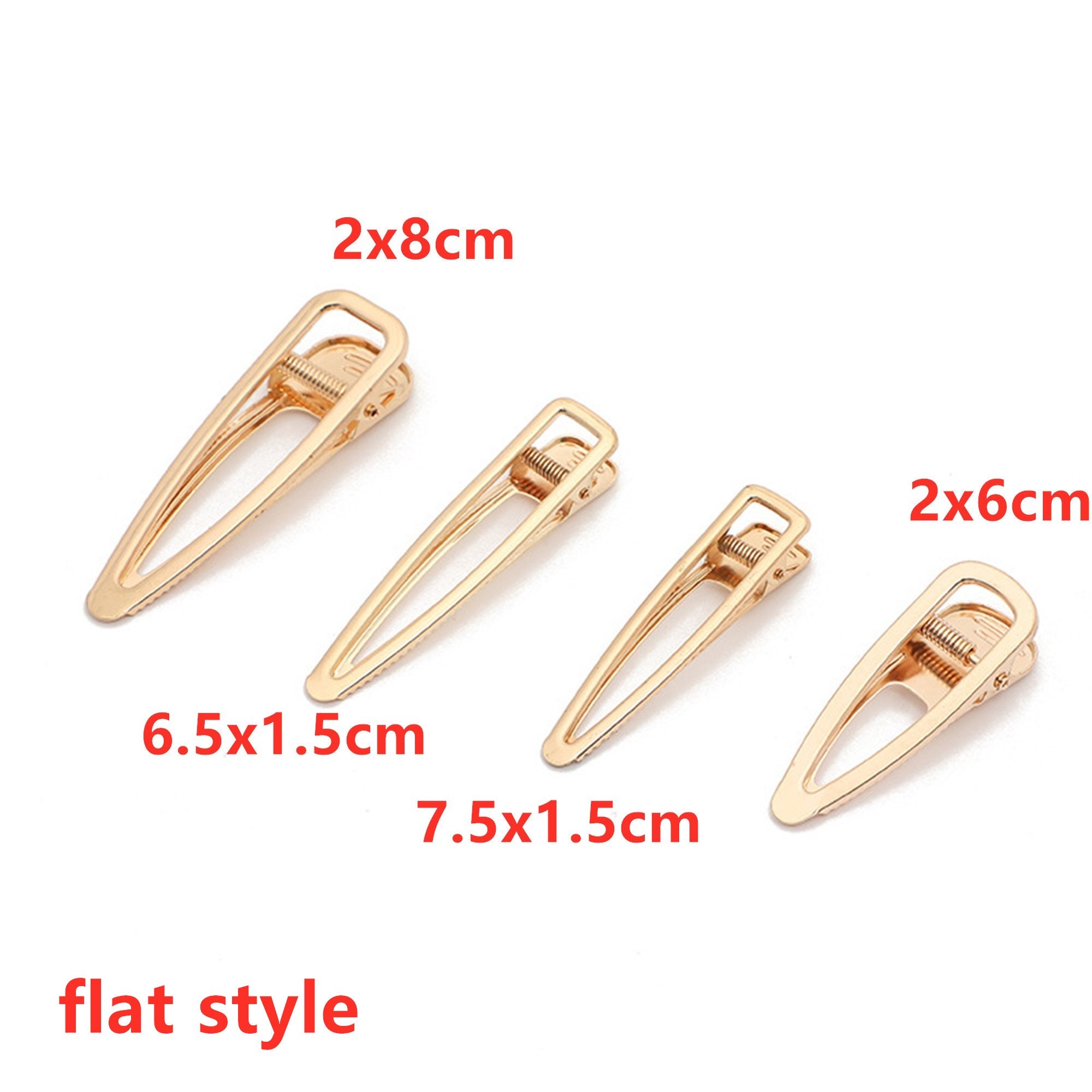 1card/10pcs Medium-sized Water Drop Shaped & Oil Drop Design & Metallic  Material Hair Clips For Women, Suitable For Daily Use
