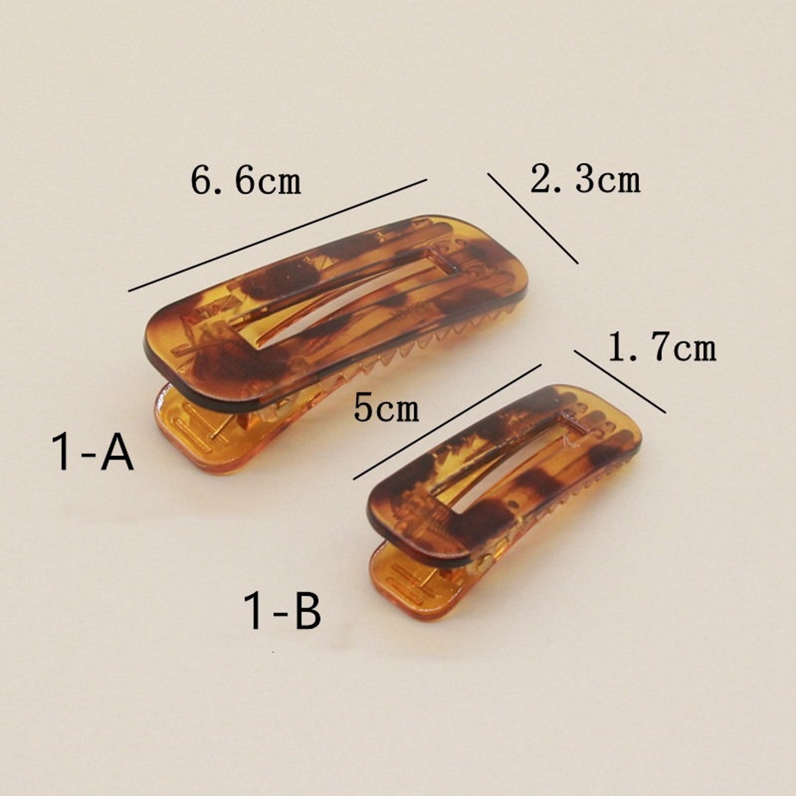 10 PCS 2x6cm 2x8cm plastic duckbill hair clips DIY handmade Etsy