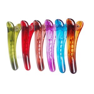 12pcs/ LOTTO 4,9 mm,7,8mm,9,5mm,12mm Accessori per capelli fai da bagno accessori per copricapo fatti a mano 6 clip a molla del becco d'anatra a colori 4.9cm