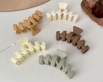 5 PCS/lot 11x6cm New large shark clip bath grab clip female back head clip headwear DIY hairpin accessories