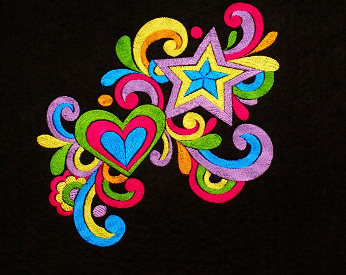 Psychedelic Groovy Doodles, 60s,Peace and Love