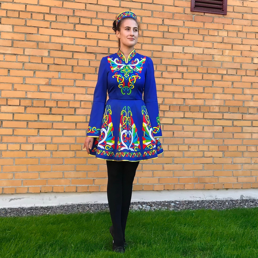 Irish Dance Dress: Customized Handcrafted Personalized Celtic Solo Stepdance Costume for Festival & Competition Irish Dance Dress: Customized Handcrafted Personalized Celtic Solo Stepdance Costume for Festival & Competition