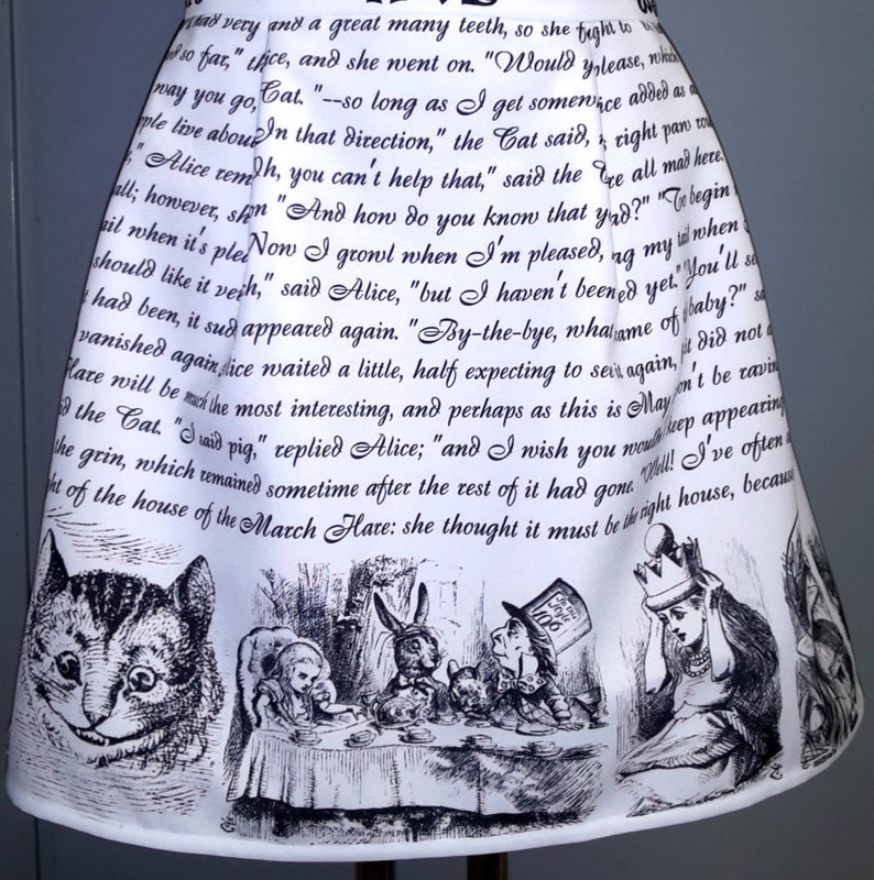 Gorgeous Alice In Wonderland Dressing Up skirt/Cheshire Cat/Skirt/A Mad Tea-Party/The Queen's Croquet-Ground/Cosplay/Kawaii 