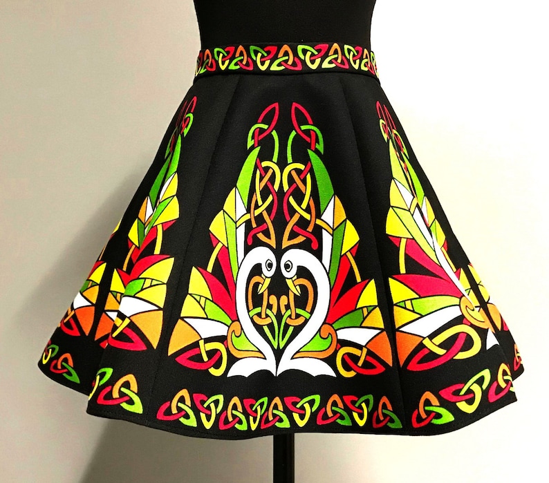 Irish Dance/skirt/ European Style/personal Skirt for Irish Etsy Sweden