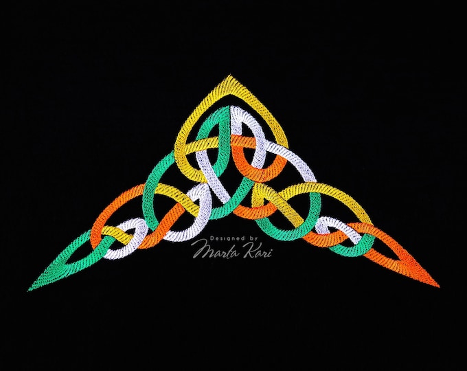 Celtic Knot Satin Stitch Embroidery Design Cuffs Belt, Irish Patterns, Celtic Motifs, Knotwork Embroidery, Celtic Knots, Irish Dance