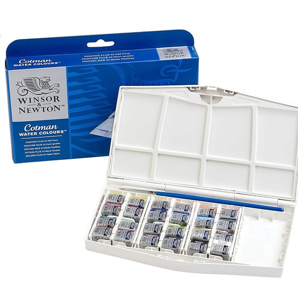 Winsor & Newton Cotman Watercolour Studio Set of 24 Professional Set