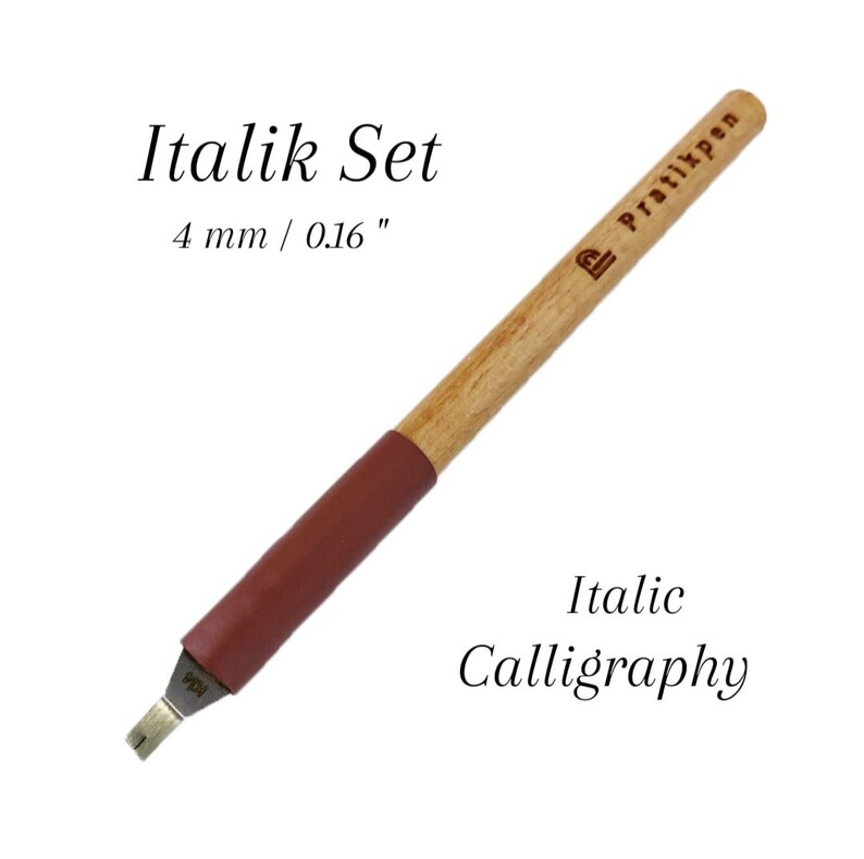 Pratikpen Italic Set Calligraphy Pens professional writing Etsy