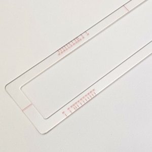Line Ruler Set, Fine Workmanship, Quality Cut (5 Pieces) - Etsy