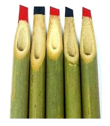 Line Reed Pen, Round Bamboo