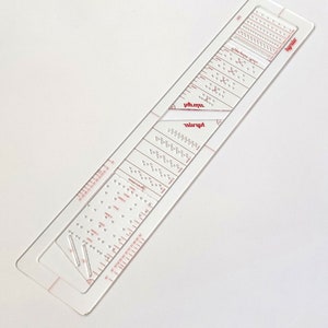 Line Ruler Set, fine workmanship, quality cut (5 pieces)