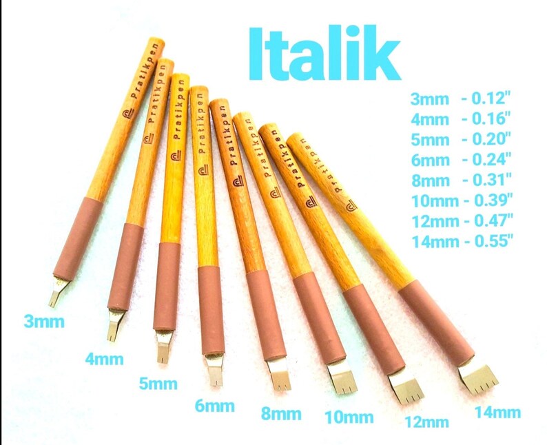 Pratikpen Italic Set Calligraphy Pens professional writing Etsy