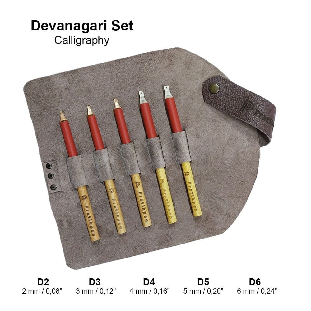 Pratikpen Devanagari Calligraphy Set 5 pens Etsy