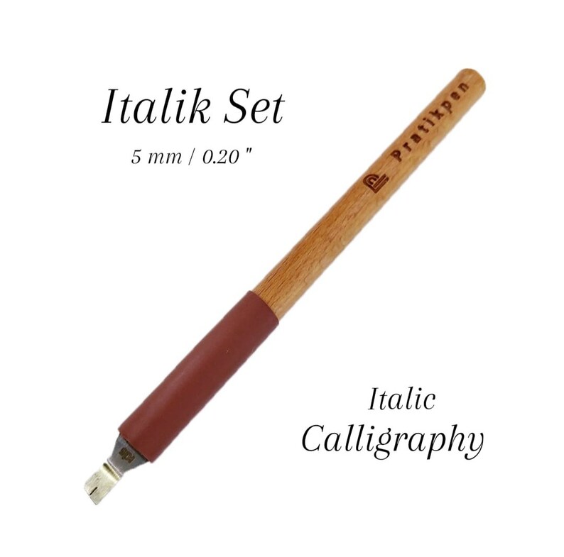 Pratikpen Italic Set Calligraphy Pens Tibetan Calligraphy Etsy