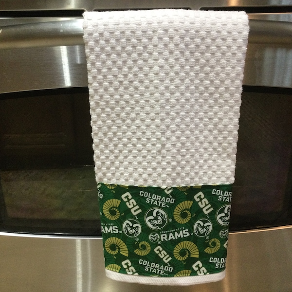 Colorado State Hand Towel, Colorado State, CSU Rams, Colorado State Rams Kitchen Towel