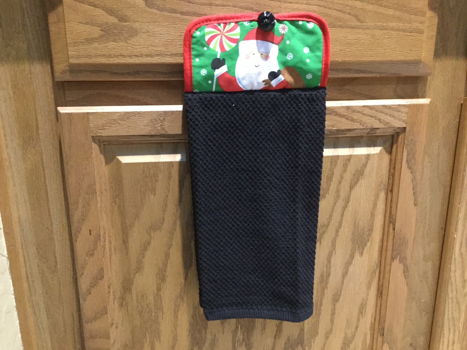 Christmas Hanging Kitchen Towels With Sewn on Pot Holder and Etsy