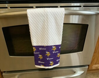 Minnesota Vikings Hand Towel, Minnesota Vikings, Minnesota Vikings Kitchen Towel