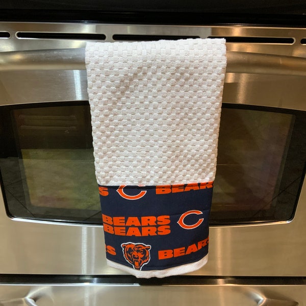 Chicago Bears Hand Towel Etsy