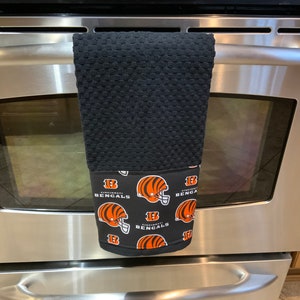 Cincinnati Bengals Hand Towels, Cincinnati Bengals kitchen towel, Cincinnati Bengals bathroom hand towel