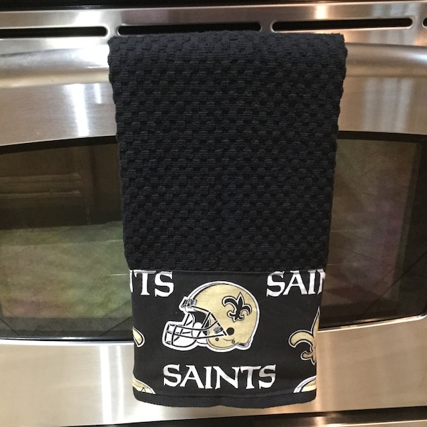 New Orleans Saints Hand Towel, New Orleans Saints, New Orleans Saints Kitchen Towel