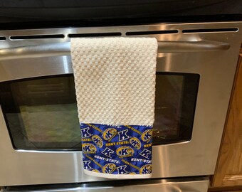 Kent State hand towel, Kent State, Golden Flashes, Kent State Kitchen Towel