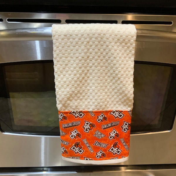 Bowling Green Falcons Kitchen Towel, Bowling Green State University, BGSU Falcons