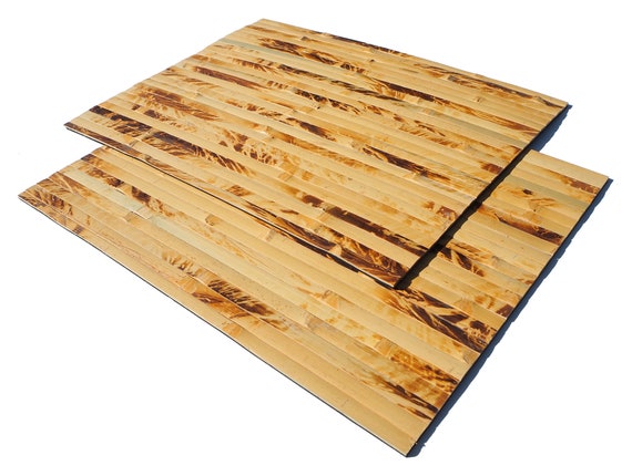 Bamboo Placemats Set Of 2 Eco Friendly Handmade Natural And Etsy