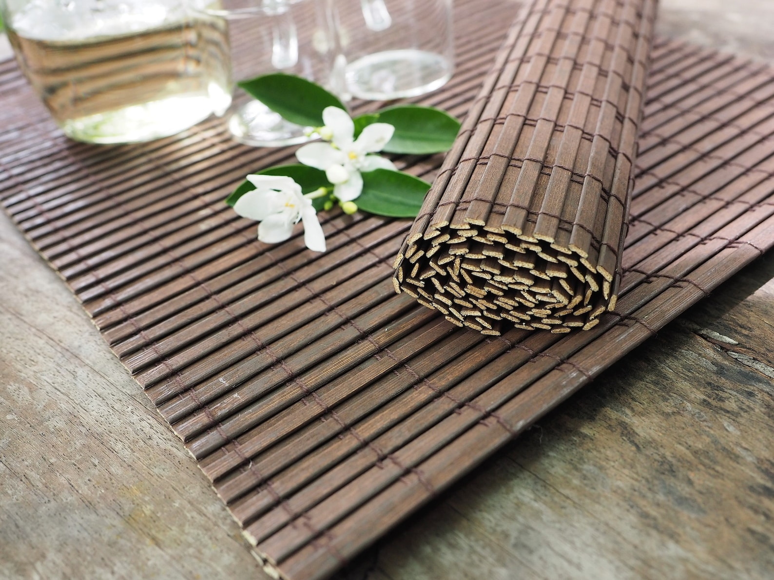 Bamboo Placemats Set 4 Handmade & Natural Table Mats With Etsy