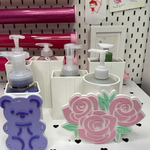 Interchangeable Soap Holder Base for Bath & Body Works Bottles | SoftSoap | Native | Meyer's | Dial STL and 3MF Digital Files image 10