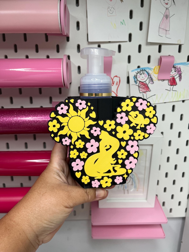 Interchangeable Soap Holder Base for Bath & Body Works Bottles | SoftSoap | Native | Meyer's | Dial STL and 3MF Digital Files image 8